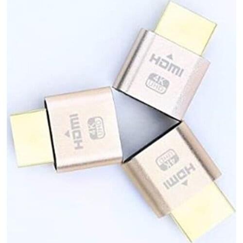 DTECH HDMI Dummy 10PCS Plug 4K 1080P Full HD Display Emulator Compatible Windows Mac OSX Linux HDMI Dummy Adapter