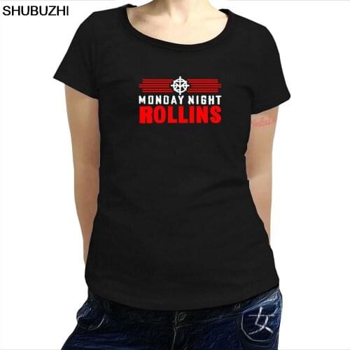 Summer tops MONDAY NIGHT ROLLINS T-shirt Wrestling Seth T Shirt Summer Style Fashion women T Shirts o-neck cotton tshirt sbz196
