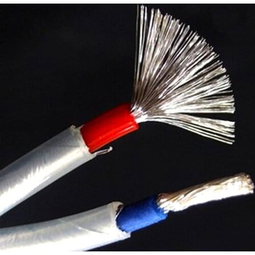 Liton Silver Plade DIY Speaker Cable HIFI Audio Cable for DIY Amplifier CD Player Home Theater -(sell Per 1.0m)