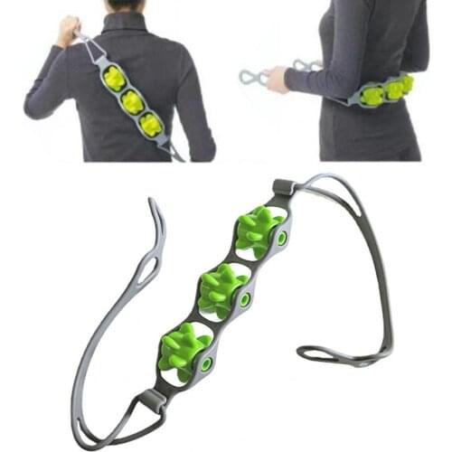 Neck Shiatsu Neck Massage Tool Pressure Relieve Hand Roller Ergonomic Design Pain Relief Health Care Manual Neck Back Massager