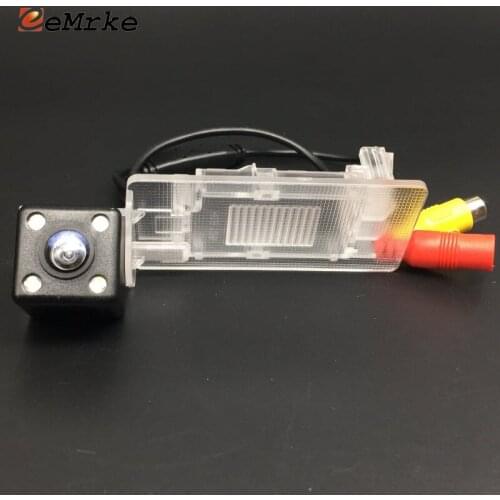 EEMRKE for Skoda Rapdi Superb Combi Wagon Octavia 2013 Spaceback CCD Car Camera Rear View Backup Cameras Reverse Parking Camera