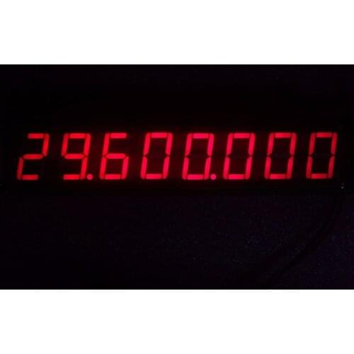 Red 0.1-60MHz 20MHz ~ 2.4GHz RF Signal Frequency Counter Cymometer Tester