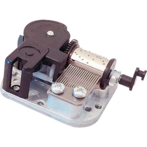 DIY music box mechanism with rotating drum shaft crank Christmas gifts unusual gift