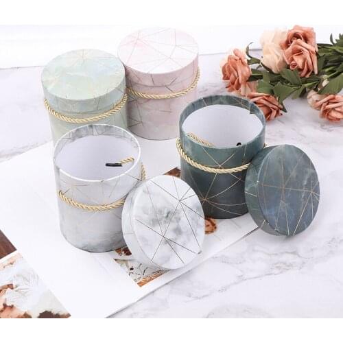 Mini Lid Hug Bucket Vase Replacement Gift Box Packaging Boxes for Gifts Flowers