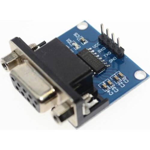 SUQ MAX3232 RS232 to TTL Serial Port Converter Module DB9 Connector MAX232