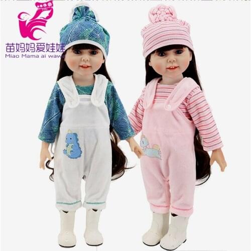 40cm new born Baby Doll Clothes pajama set 18" Doll accessories watch cooking set Girl new year Gift