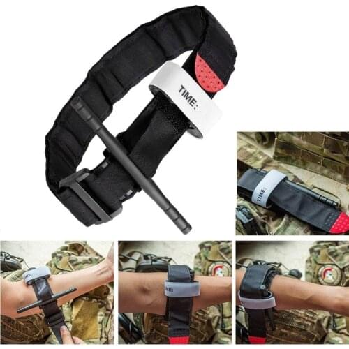 Outdoor Survival Tourniquet Fast Hemostasis Medical Emergency Tactical Military Exploration One-handed Operation First Aid Kit