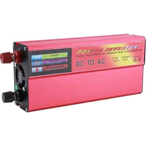 6000W DC 12V To AC 110/220V Portable Car Power Inverter Charger Converter Adapter Modified Sine Wave Auto Accessories