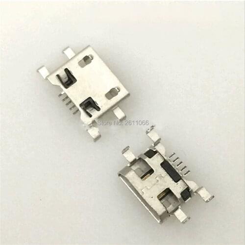 100pcs lot Micro USB 5pin heavy plate 0.72mm Female Connector no curling side Female Jack For Mobile Mini USB repair mobile