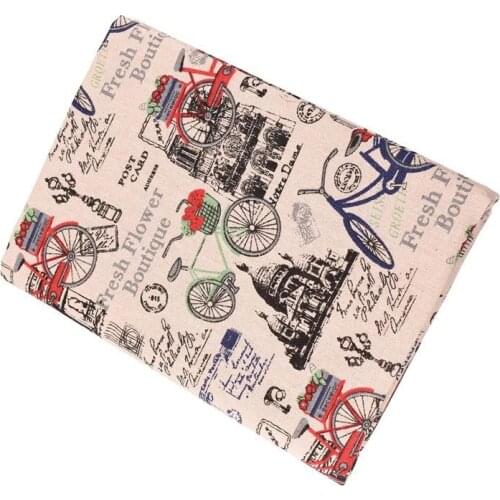 DwaIngY 100% Cotton Linen Fabric For Sewing DIY Quilting Sofa Curtain Bag Cushion Furniture Cover Hold Pillow Material 50x150cm