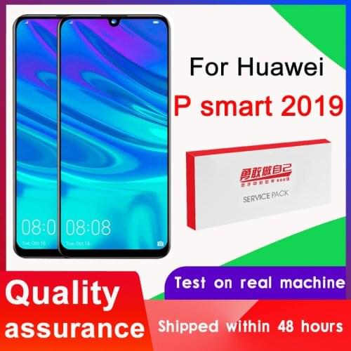 100% Tested 6.21'' 10-Touch Display Replacement For Huawei P Smart 2019 LCD Touch Screen Digitizer Assembly For POT-LX1 L21 LX3