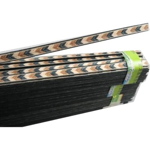 40STRIPS LUTHIER FIGURED BINDING XL-61,Measures 5mm x1.2mm thick and 640mm long