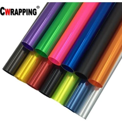 9m Car Tailight Headlight Gloss Tint Vinyl Wrap Film Sheet Light Cover Stickers Brake Light Auto Decoration Decals Car Styling