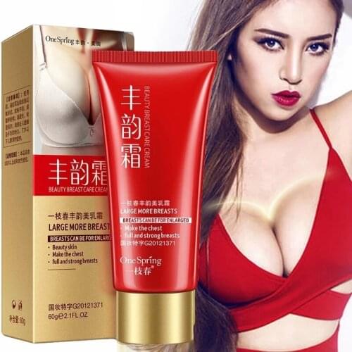 Herbal Breast Enlargement Cream Effective Full Elasticity Breast Enhancer Increase Tightness Big Bust Breast Care Cream 60g