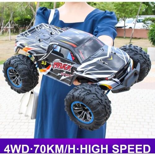 XLF F19A 1/10 RC Car 2.4GHz 4WD Brushless Off-road Car 70km/h High Speed RC Racing Car Remote Control Car for Children Adults