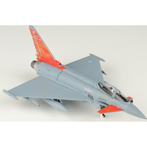 1/72 Alloy Casting Fighter Model British Air Force Typhoon Fighter EF-2000 Euro Fighter Military Model Collection Gift Toy