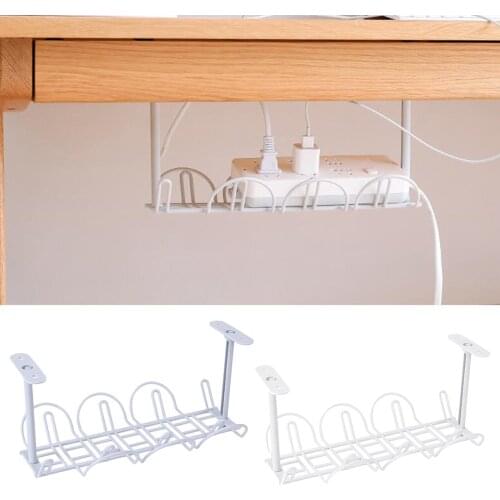 Under Desk Cable Management Tray 12.6 inch Under Desk Cable Organizer Office Supplies