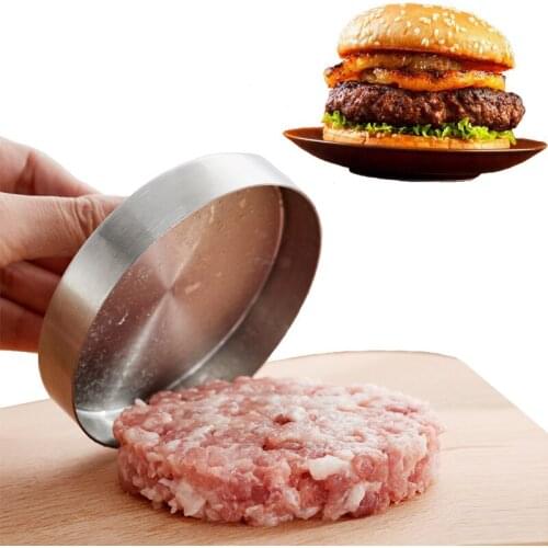 DIY 304 Stainless Steel Hamburger Press patties Maker Mold Kitchen Cooking Tool Hamburger Patty Maker Burger Press