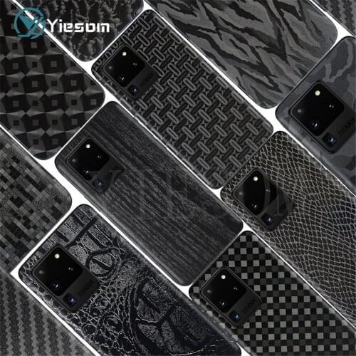 3D Camo Crocodile Snake Skin Film For Samsung Galaxy Note 20 Ultra Note 10+ S21 Plus S20 S10 Plus S9 S8 Note 9 8 Phone Sticker