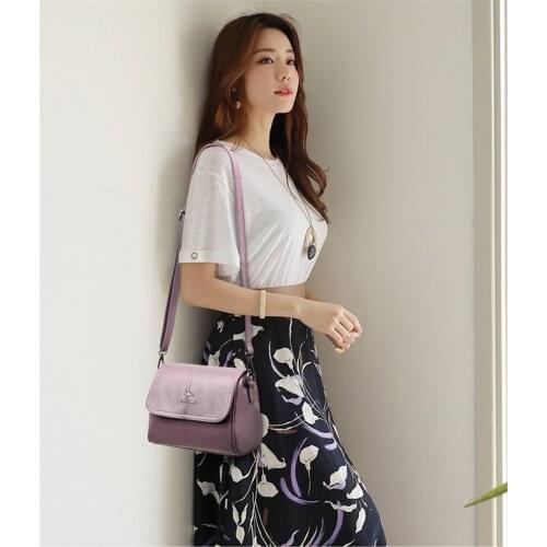 Women Handbags High Quality Messenger Bag 2021 Women Shoulder Bag Main Square Ladys Leather Crossbody Bags for