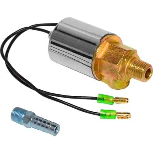 1/4inch 12V 24V 10A NEW Metal Car Train Truck Air Horn Electric Solenoid Valve Heavy Chrome