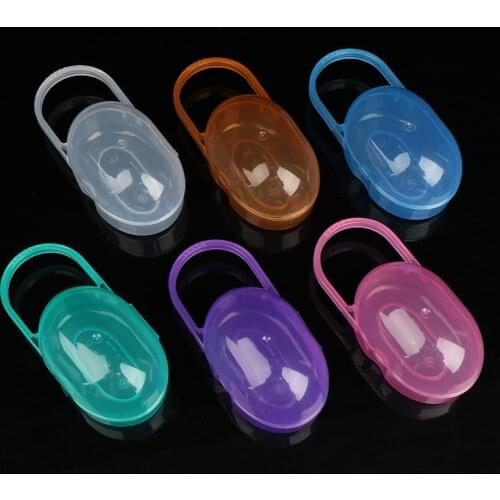 1Pc Baby Pacifier Box Soother Container Holder Infant Storage Box Travel Storage Case Safe Holder Pacifier PP Dummy Box