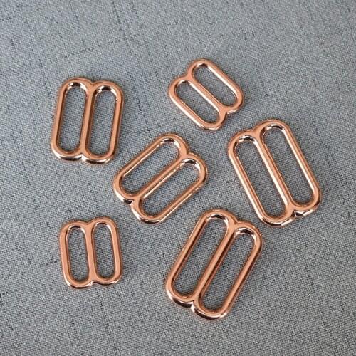 100 Pcs/Pack 15mm 20mm 25mm Metal Belt Buckle Adjuster Slider For Bag Handbag Pet Dog Collar Sewing Garment Luggage Accessory