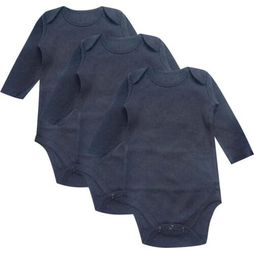 3piece/lot Newborn Bodysuit Baby Clothes Cotton Body Baby Long Sleeve Underwear Infant Boys Girls Clothing Babys Sets