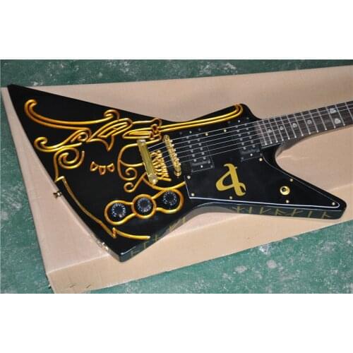 Factory customized goose 6 string electric guitar, gold accessories, free delivery