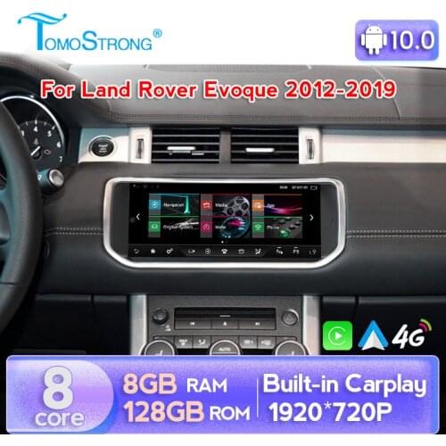 10.25 inch BT WIFI Car radio player For Land Rover Range Rover Evoque LRX L538 2012-2019 Harman Bosch Android 10 Auto Carplay