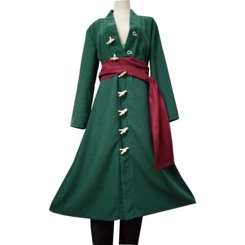 One Piece Roronoa Zoro Cosplay Costume Clothes Full Set Custom Made
