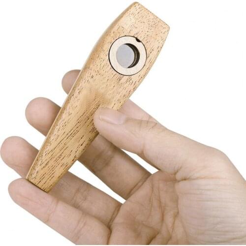 Wood Kazoos Musical Instruments Flutes Diaphragm Mouth Kazoos Musical Instruments Good Companion for Guitar