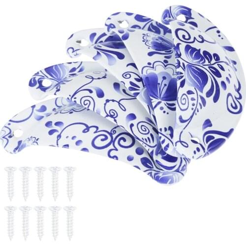 DRELD 5Pcs Antique Alloy Shell Pull Retro Metal Cabinet Furniture Handles Kitchen Cabinet Drawer Knobs Furniture Hardware 65mm