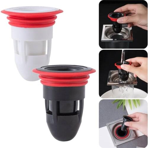 Hot Sale Toilet Deodorant Floor Drain Core Toilet Floor Drain Bathroom Inner Core Sewer Pest Control Silicone Anti-odor Artifact