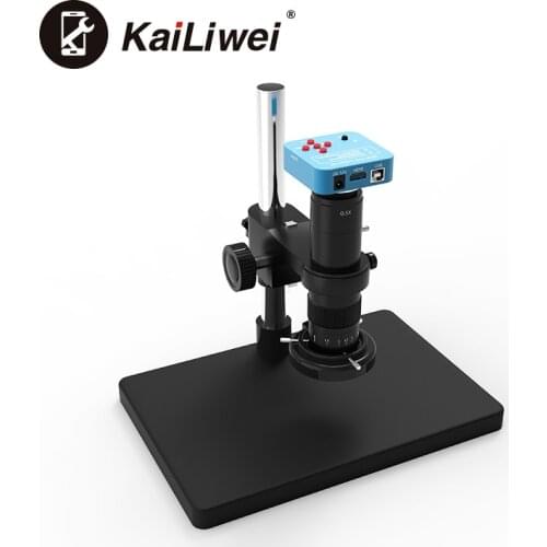 HDMI VGA USB Industrial Electronic Digital Video Microscope Camera 38MP 2K HD C Mount Lens For mobile Phone PCB Soldering Repair