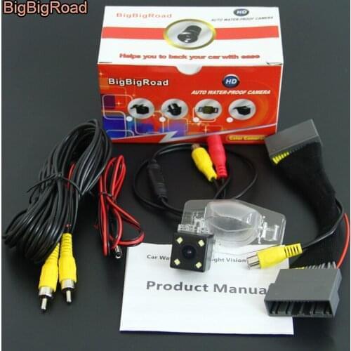BigBigRoad For Honda CRV CR-V 2012 2013 2014 2015 2016 2017 Car Rear View Backup Parking Camera Connect to Original Screen