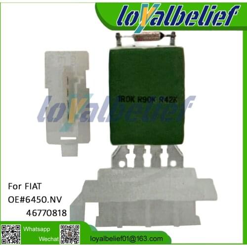 Brand New Heater Blower Control Resistor For FIAT 46770818 6450.NV blower control resistor