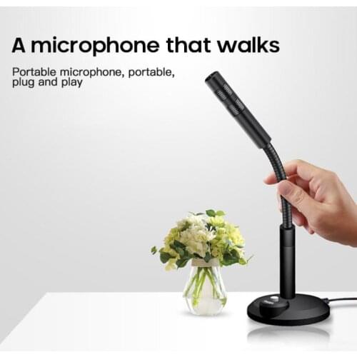 New USB Portable Microphone Desktop Computer Desktop Live Broadcast Business Office Computer Microphone