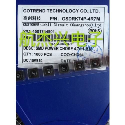 Original New 100% SMD shielding power power inductor GSDRK74P-4R7M 4.7UH 7*7*4MM