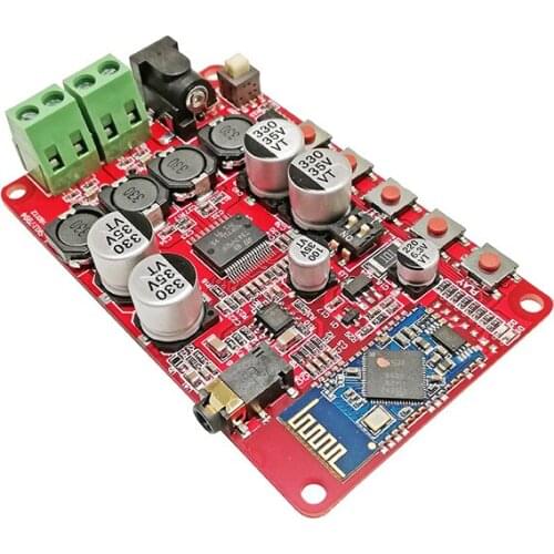 KYYSLB 2*50W 8Ohm 8-24V TDA7492P Bluetooth CSR4.0 Power Amplifier Board Bluetooth Audio Receiving Digital Amplifier Board