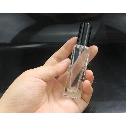 10pcs/lot 20ml Empty Perfume Bottles Atomizer Spray Glass Refillable Bottle Spray Scent Case &Traveler Metal Spray Atomizer