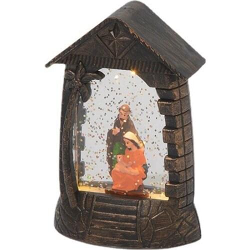 Christmas Decoration Small Lantern Oil Lamp House Religious Gifts Church Home Decoration