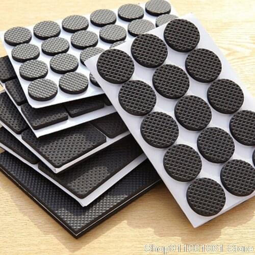Self Adhesive Furniture Leg Feet Rug Felt Pads Anti Slip Mat Bumper Damper For Chair Table Protector Hardware