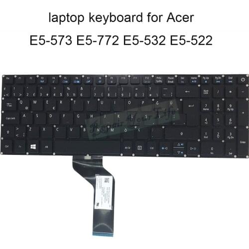 Replacement keyboards E5 573 Backlit keyboard for Acer E5-772 E5 522 532 TR Turkey WB Bosnian Slovenian Croatian Serbian new
