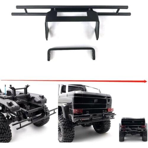 SOJERC Alloy Rear Bumper with Frame Bracket Upgrades Parts Accessories for RC Crawler Car Traxxas 6x6 TRX6 G63 TRX-4 G500