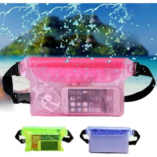 Waterproof Sealing Drift Diving Swimming Waist Bag Skiing Snowboard Underwater Dry Shoulder Bag Cover For Phone Pool Accessories