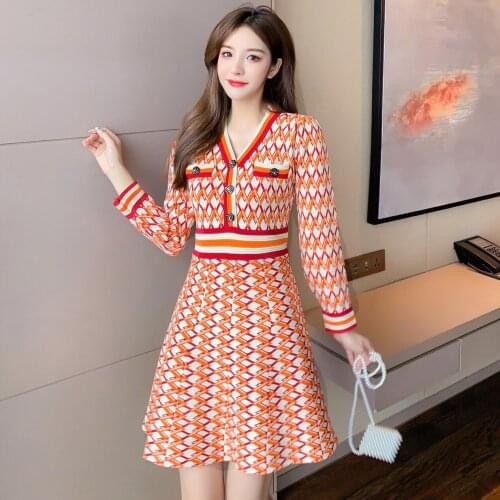 XQing TY Fashionable Knitted Dresses