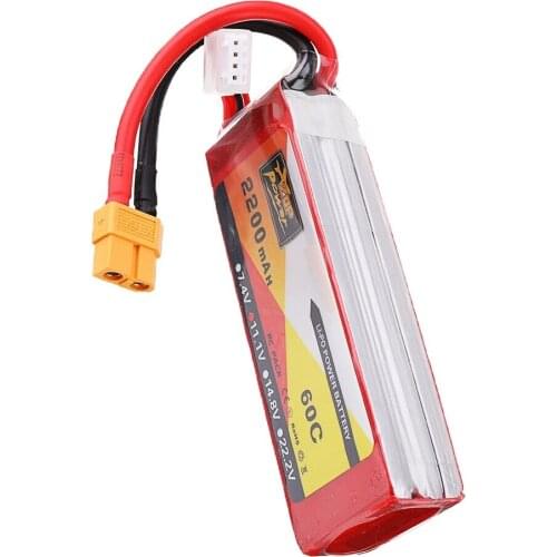 ZOP Power 11.1V 2200mAh 60C 3S Lipo Battery XT60 Plug for RC Quadcopter