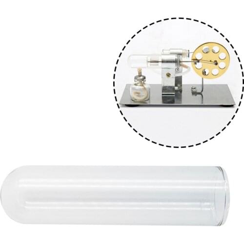 1/2/5/10 pcs Heat-resistant Cylinder Glass Tube for LL-002 Stirling Engine Experimental Science and Education Model