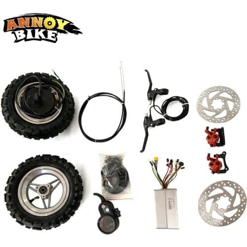 Brushless Bicicleta 11 inch 48V 1000W 1500W Electric Bike Kit Electric Motorcycle Engine Gearless 60km/h Electric Kit Fat Tyre